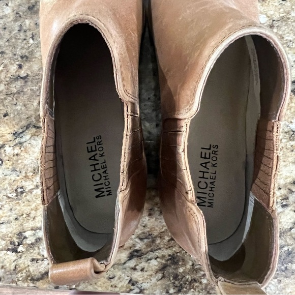 michael kors leather ankle boots | size 6 | brown/tan - Picture 8 of 8